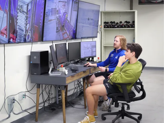 Wind Tunnel control room 