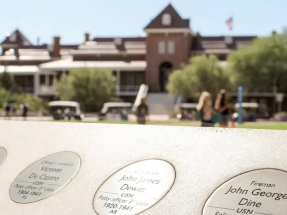 Medallions in the USS Arizona Mall Memorial