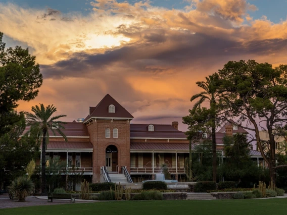Old Main at sunset