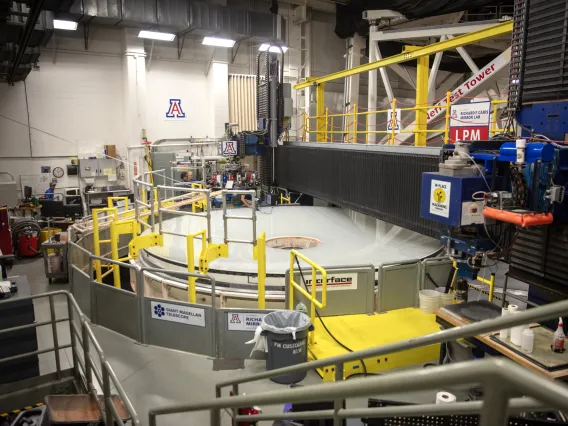 Mirror lab polishing 