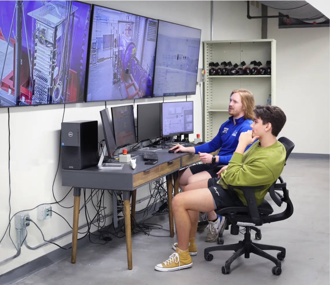 Wind Tunnel control room 