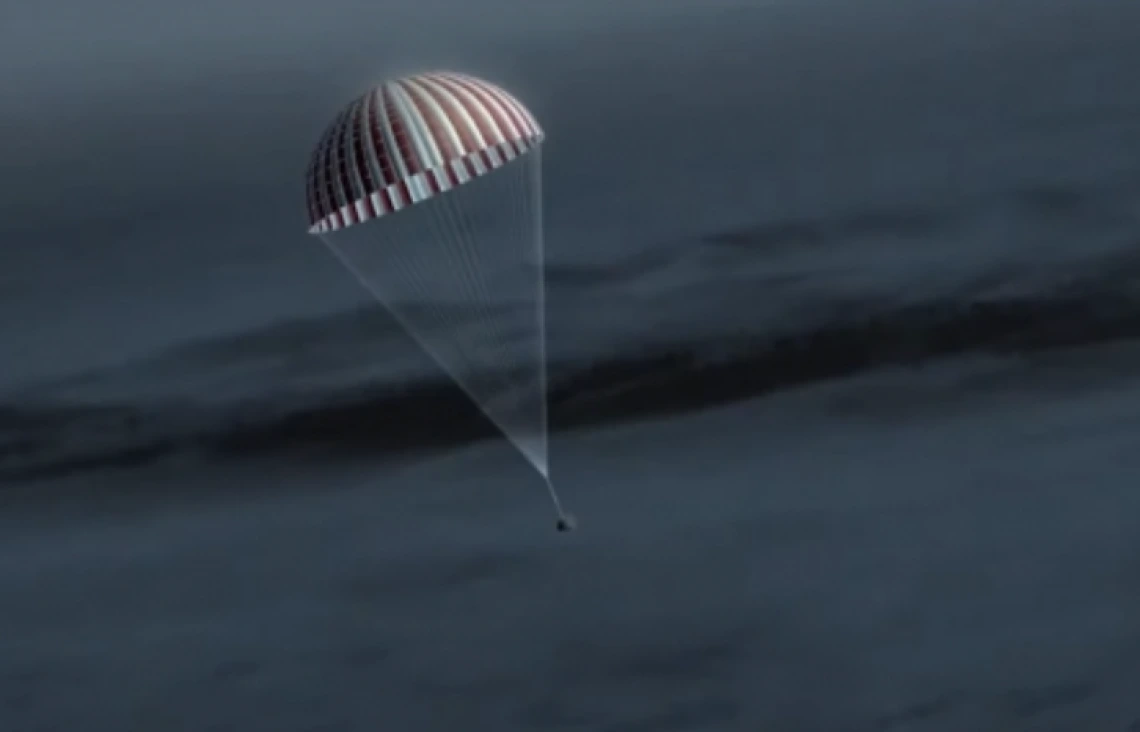 Asteroid sample parachute