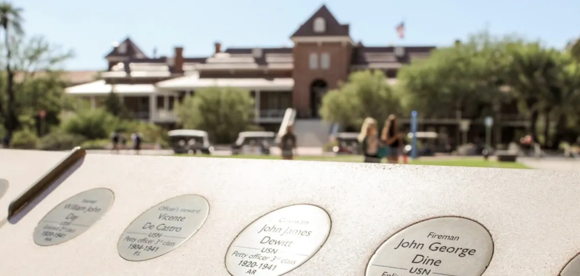 Medallions in the USS Arizona Mall Memorial